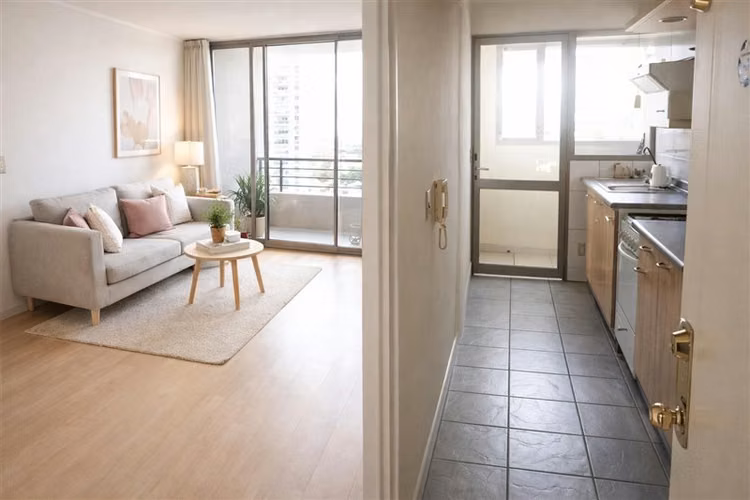 Departamento en venta de 2 dorm. en Santiago