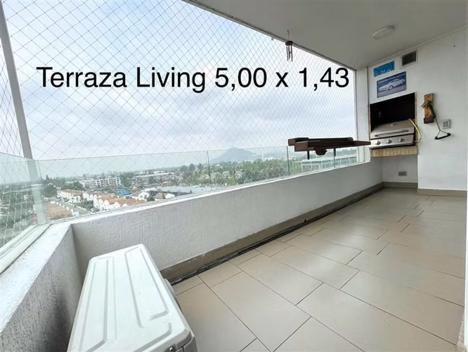 Depto El Sauce 3D 2B Est Bod, 2 terrazas, sala estar 86/98m2