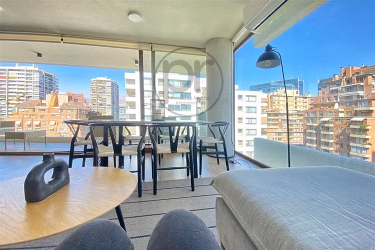 El Golf, arriendo amoblado, 3D/3B, estar, GGCC incluidos
