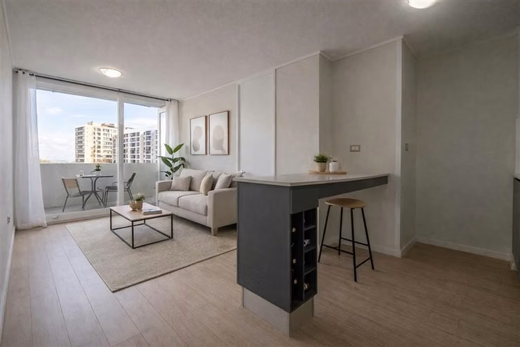 Departamento en venta de 1 dorm. en Santiago