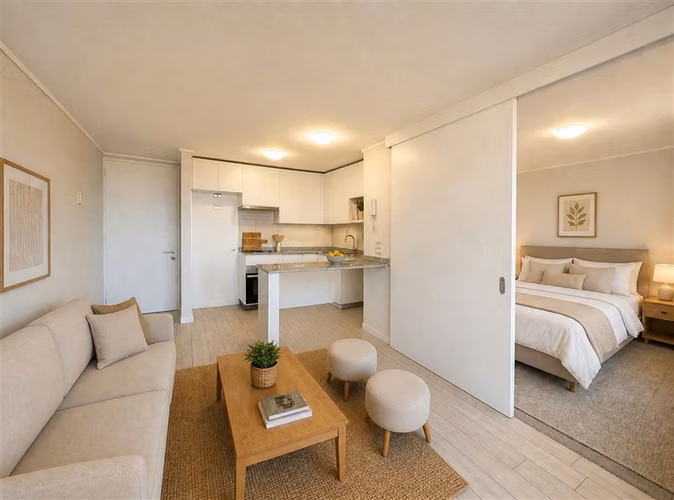 OPORTUNIDAD! REBAJADO! DEPTO 1D/1B/1E/1B STGO. BARRIO YUNGAY
