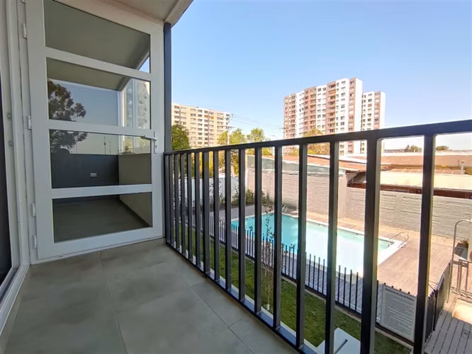 Depto en venta de 1 dormitorio en La Cisterna