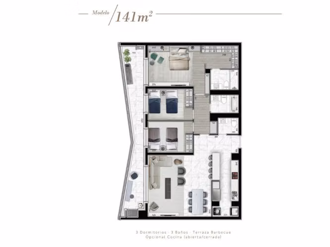 Departamento en venta desde 2 dorm. Edificio Brasilia View - Imagen 19