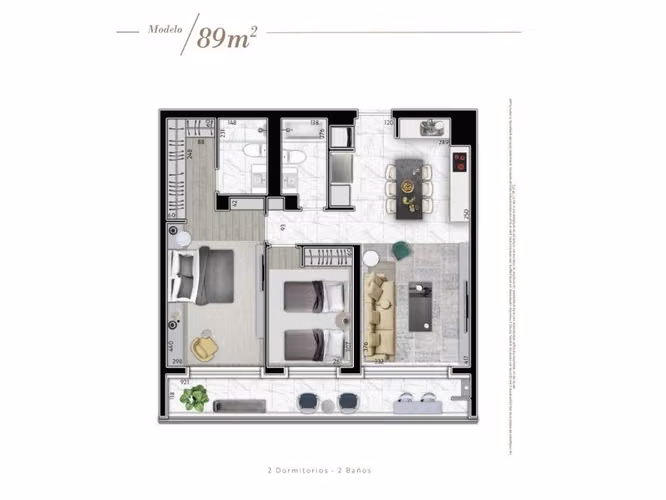 Departamento en venta desde 2 dorm. Edificio Brasilia View - Imagen 14