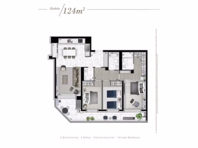 Departamento en venta desde 2 dorm. Edificio Brasilia View - Imagen 16