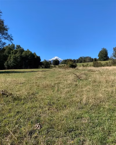 Pucon-Los Riscos- Parcela con vista al lago y volcan