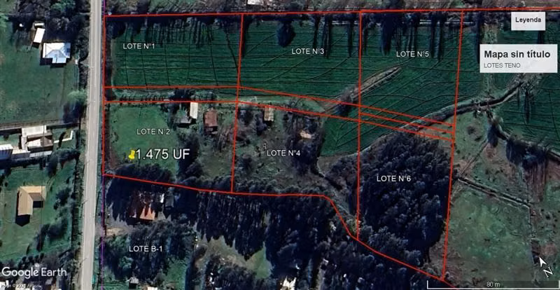 Terreno Construccion  en Venta en Teno