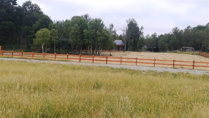 Lindas parcelas rodeadas de bosque nativo cerca de Cunco