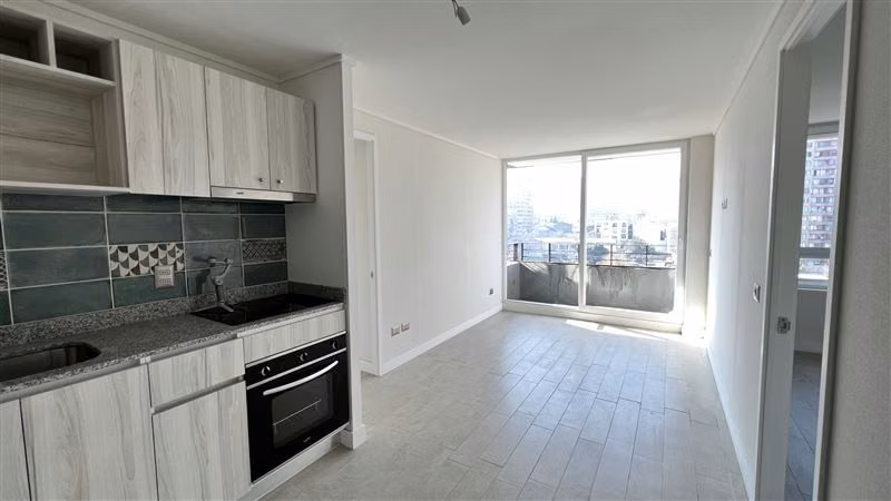 En venta. depto 2D2B. Metro Santa Ana, Santiago