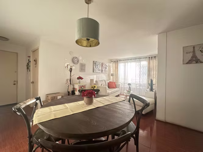 Departamento como nuevo, iluminado y seguro se vende en Ñuñoa