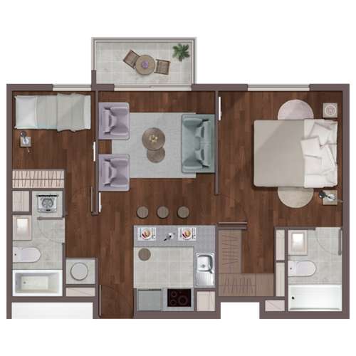 2 dormitorios 2 baños vistas a la ciudad - Imagen 27