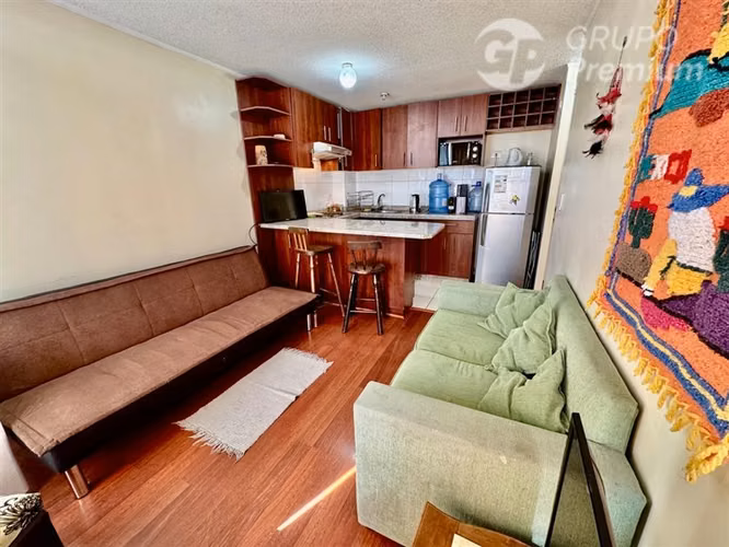 VENDO Departamento Amoblado 2d/1b/1E EN CENTRO Stgo, - Imagen 4