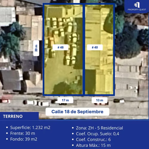 VENTA  AMPLIO TERRENO SECTOR ARENAL (156071)