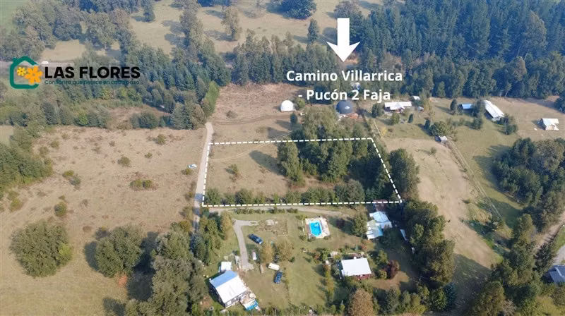 VILLARRICA - PARCELA CON VISTA A VOLCÁN EXCELENTE UBICACIÓN