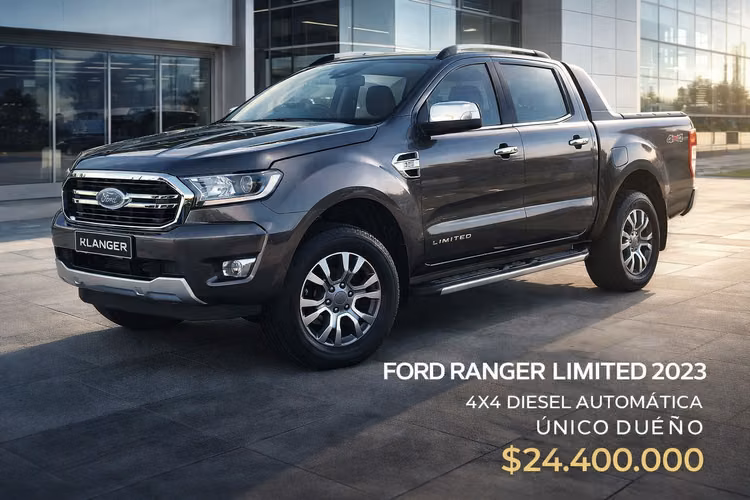 FORD RANGER LIMITED 2023 4X4 AUTOMATICA DIESEL UNICO DUEÑO