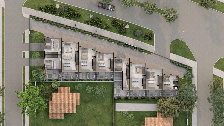 VENTA EN VERDE DE 9 TOWNHOUSE EN AV ESPAÑA
