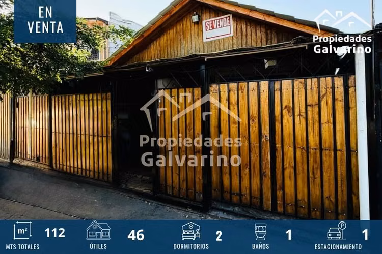 Casa en venta de 2 dorm. en Quilicura