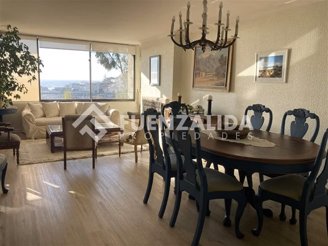 Depto Arriendo 4D Jardín del Mar Vista al Mar Viña del Mar