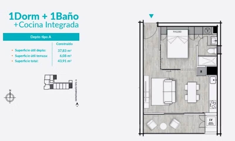 Departamento PROYECTO EDIFICIO PLAYA PEÑUELAS UN SUEÑO JUNTO AL MAR