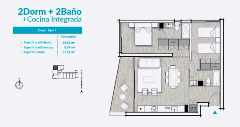 Departamento PROYECTO EDIFICIO PLAYA PEÑUELAS UN SUEÑO JUNTO AL MAR