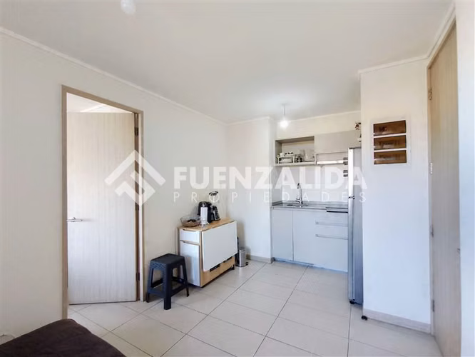 Departamento en venta de 1 dorm 1 baño. en La Cisterna app