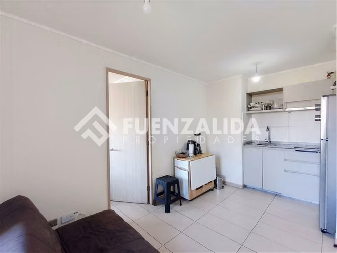 Departamento en venta de 1 dorm 1 baño. en La Cisterna app