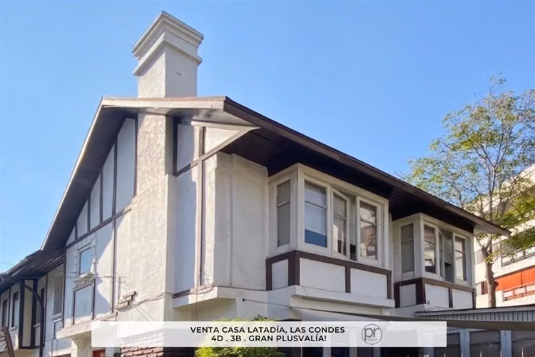 Las Condes, venta casa 4 dorm, GRAN PLUSVALÍA PROBADA