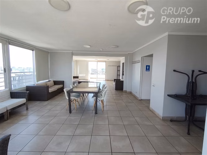 Departamento en venta de 2D 2B 1 est en Ñuñoa