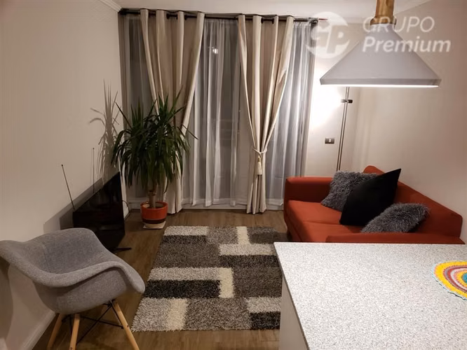 Departamento en venta de 2D 2B 1 est en Ñuñoa
