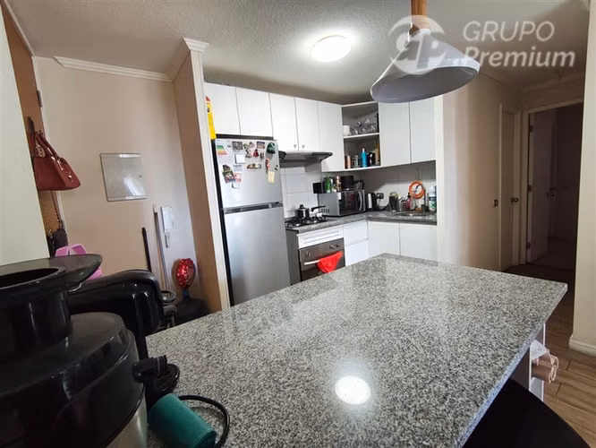 Departamento en venta de 2D 2B 1 est en Ñuñoa