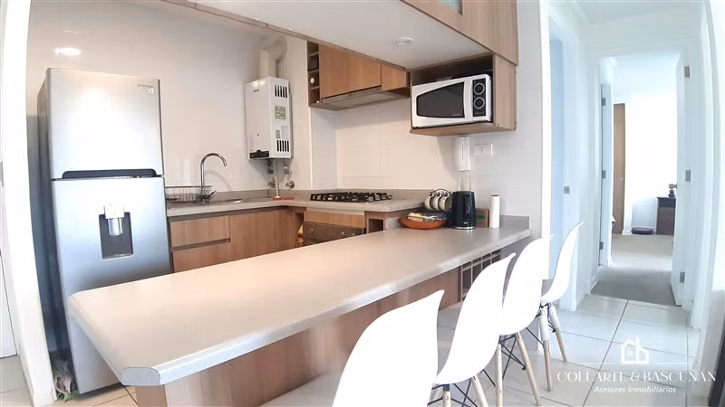 Departamento en venta de 2 dormitorios,2 baños en El Tabo