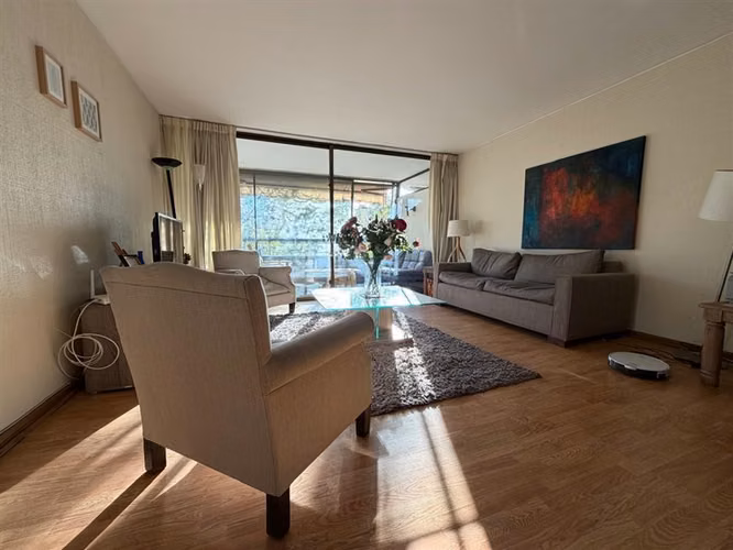 Departamento en arriendo AMOBLADO de 3 dorm. en Las Condes