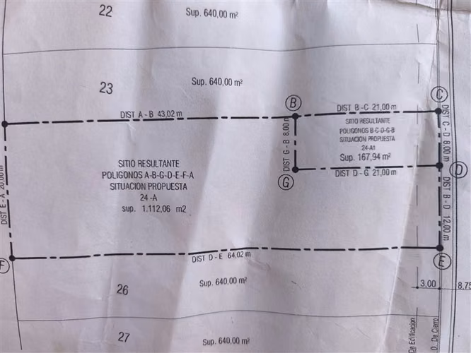 Sitio en venta en Lampa