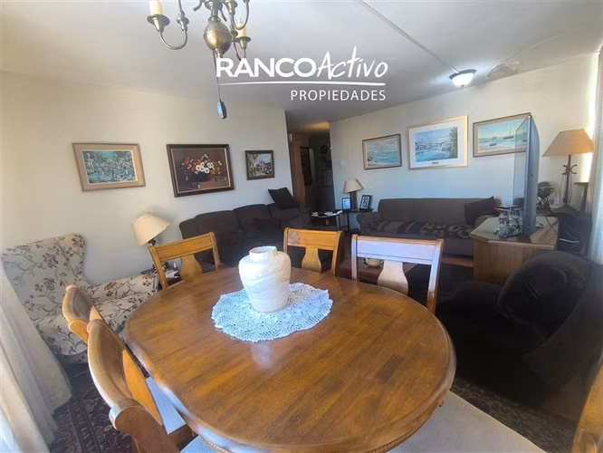En venta gran departamento 3D2B centro Valdivia vista al río