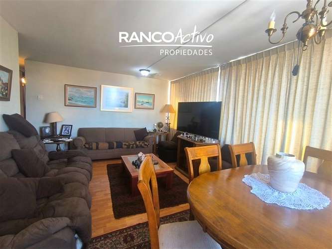 En venta gran departamento 3D2B centro Valdivia vista al río