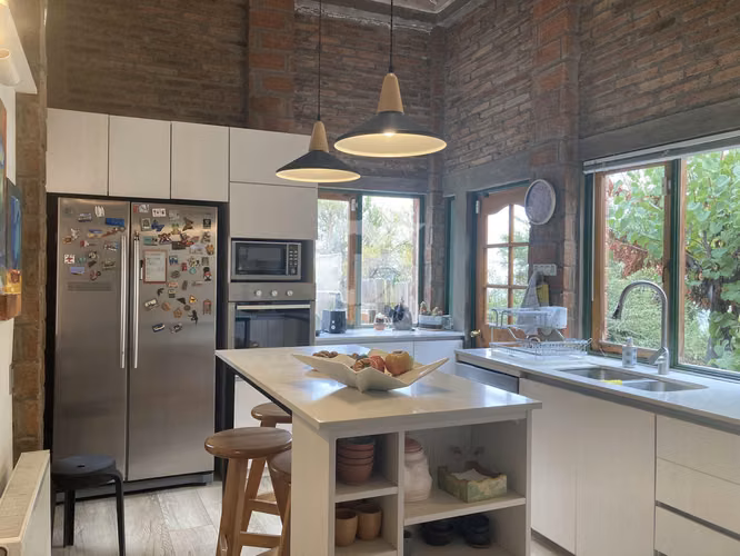 Casa en Condominio en Las Condes con vista a Santiago