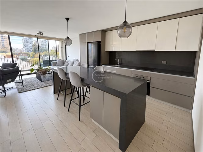 Moderno departamento en venta, Ñuñoa / Metro Simón Bolivar