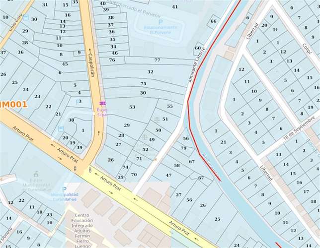 Terreno en venta en el centro de Curanilahue