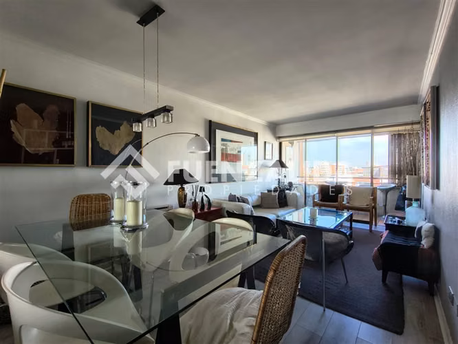 Departamento en venta de 2D-2B est y bod Metro Manquehue