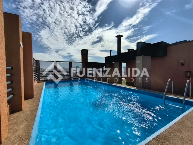 Departamento en venta de 2D-2B est y bod Metro Manquehue