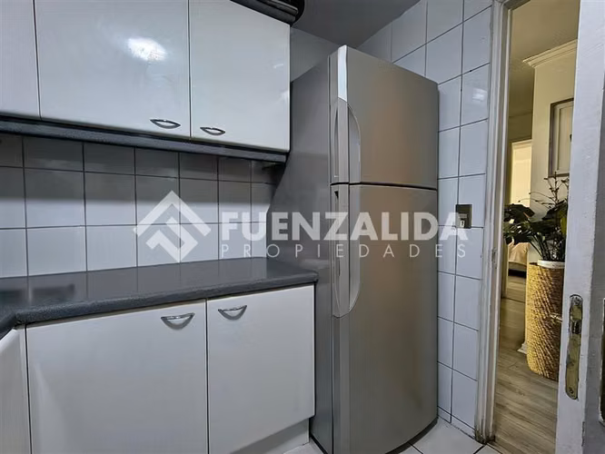 Departamento en venta de 2D-2B est y bod Metro Manquehue