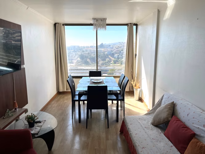 Arriendo Departamento 50 m2, 2 Habitaciones, Viña del Mar