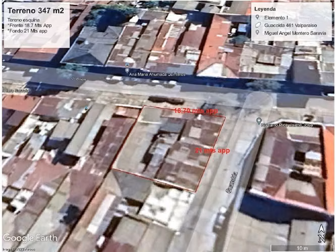 Terreno Construccion  en Venta en Valparaíso