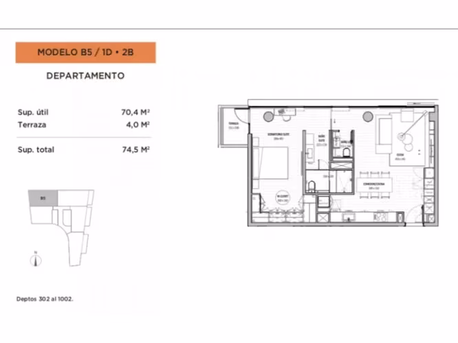 OPORTUNIDAD!! Cesión de Promesa Depto 1D2B en el Edificio Isidora y Benjamín, Las Condes