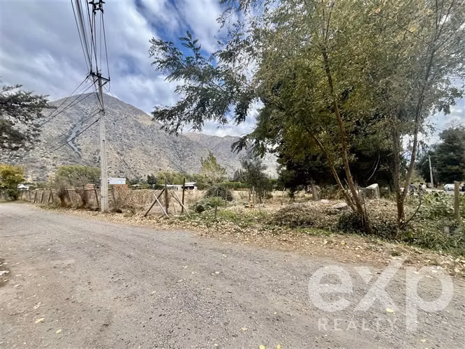 Parcela en venta 1.000 mts 2, rol propio, Cajón del maipo