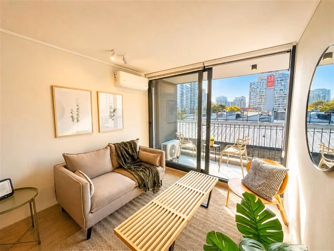Departamento en venta de 1 dorm. en Ñuñoa