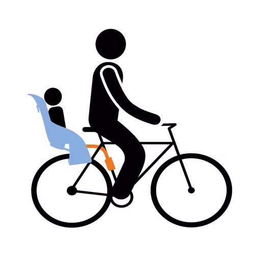 Silla de bicicleta para bebé/niños trasera USADO - Thule Ride Along 2
