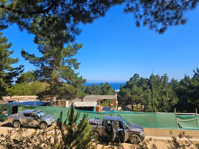 Puertecillo, terreno plano de 5.600 m2 en venta en condominio Punta Puertecillo. Vista al mar.
