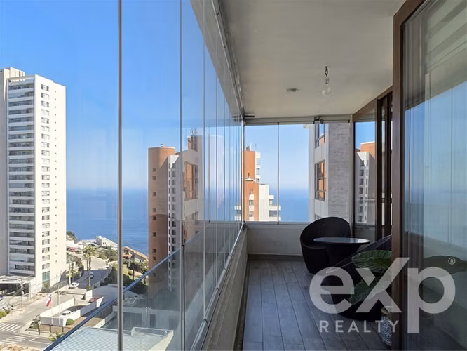 Arriendo de 2 dorm 90 mt2, Edmundo Eluchans Plaza, con vista