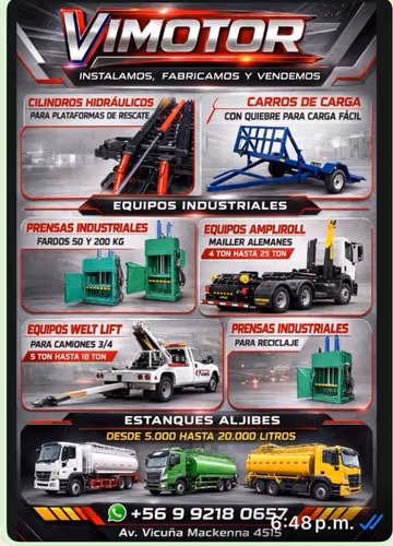 Tolva camión 3/4 4 cubos